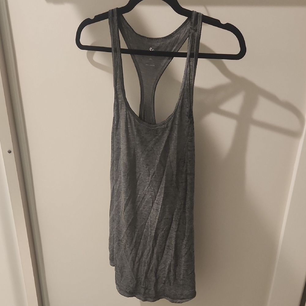 SO Gray Backless Tank Top
